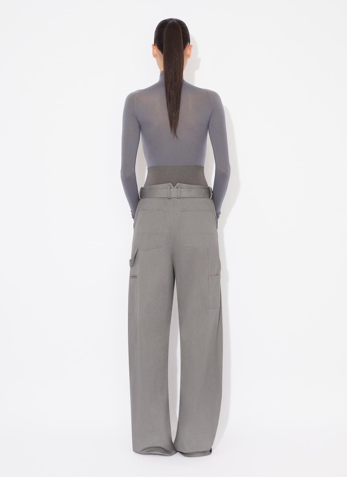 SECOND SKIN BODY ALAÏA ASPHALT SECOND SKIN BODY